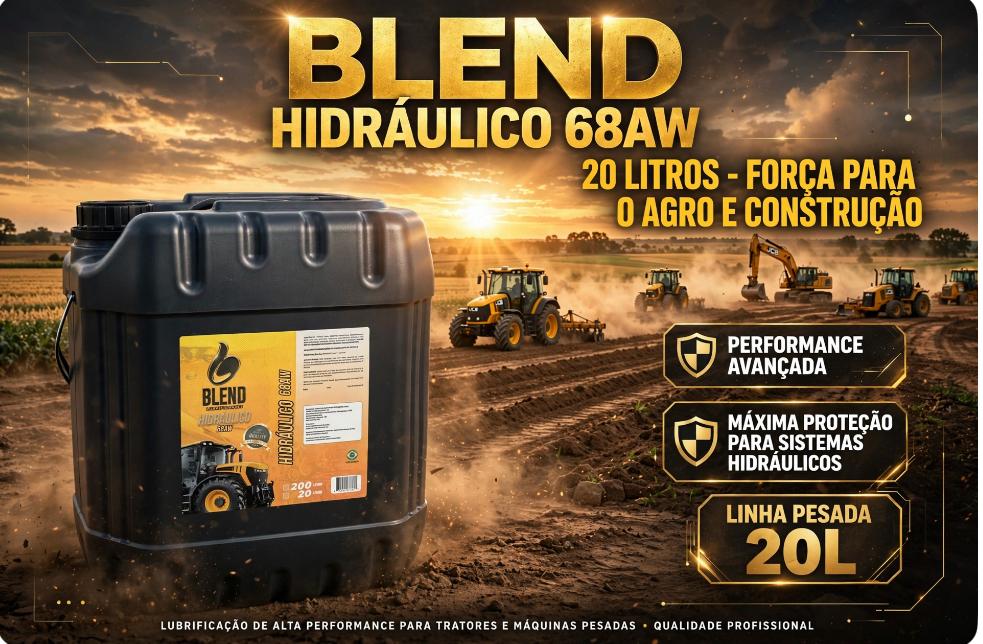 Embalagem do lubrificante Blend Hidráulico 68AW — 20 L